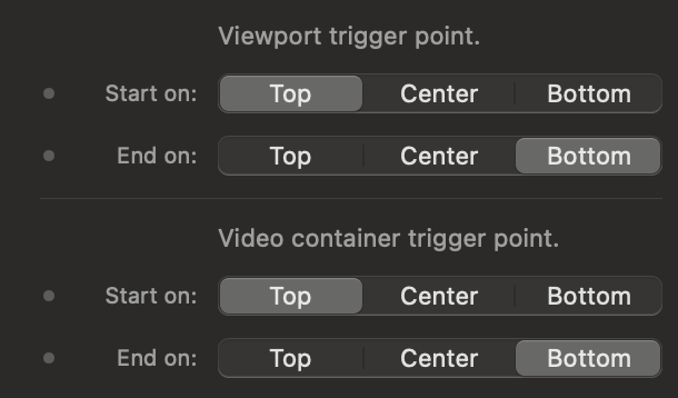 Triggers Screenshot