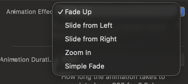 Effects Screenshot