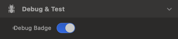 Debug Badge