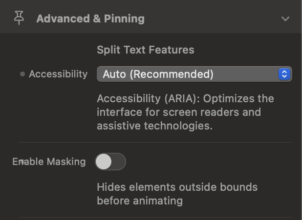 Masking and ARIA