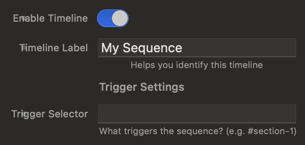 Setup and Trigger